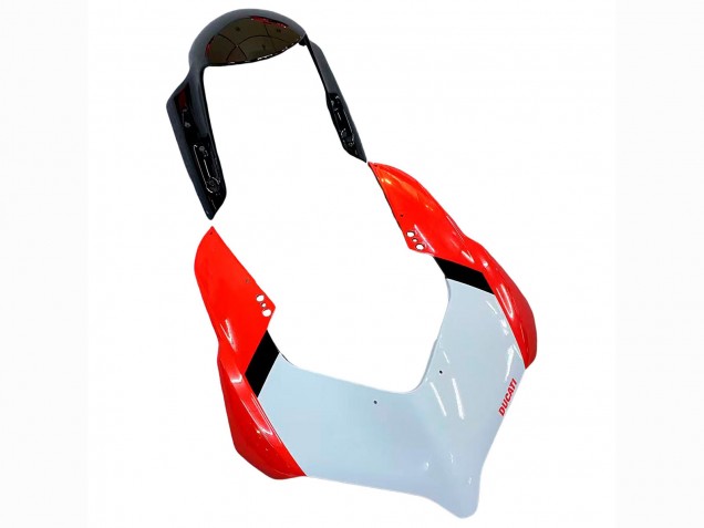 2020-2024 Ducati Panigale V2 Motorcycle Fairing Kits - White Red Glossy Black