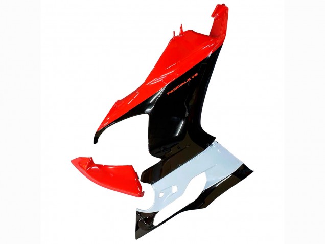 2020-2024 Ducati Panigale V2 Motorcycle Fairing Kits - White Red Glossy Black