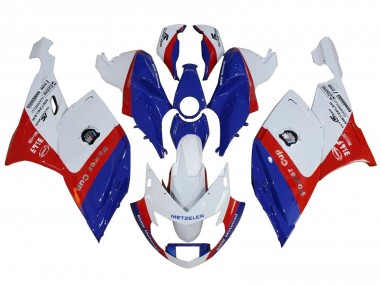 2005-2010 BMW K1200S Abs Fairings - White Red Blue