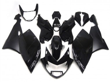 2005-2010 BMW K1200S Motorcycle Fairings - Glossy Black Matte Black