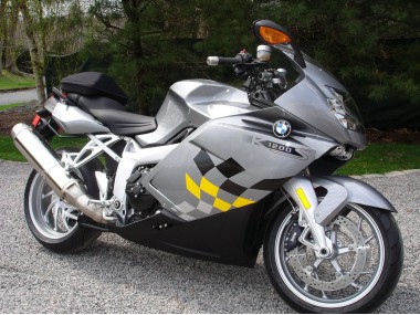 2005-2010 BMW K1200S Motorcycle Fairing - Silver Yellow Black