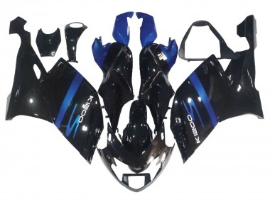 2005-2010 BMW K1200S Motorcycle Fairings - Blue Glossy Black