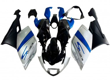 2005-2010 BMW K1200S Bike Fairings - Silver Blue Black