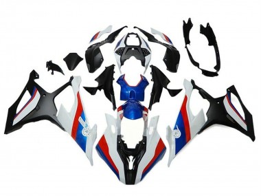 2019-2022 BMW S1000RR Motorcycle Fairings - Black White Red Blue