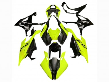 2019-2022 BMW S1000RR Motorcycle Fairings - Lime Green Black