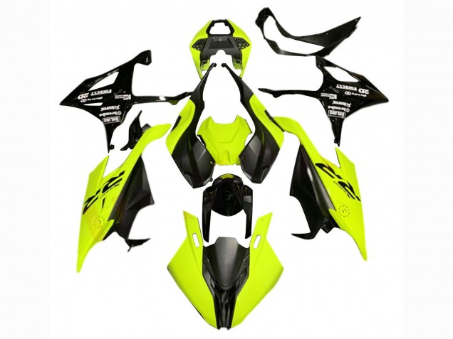 2019-2022 BMW S1000RR Motorcycle Fairings - Lime Green Black