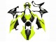 2019-2022 BMW S1000RR Motorcycle Fairings - Lime Green Black