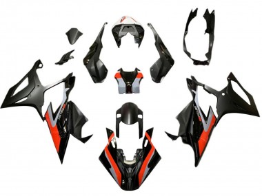 2019-2022 BMW S1000RR Motorcycle Fairings - Red Black Grey