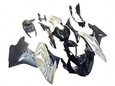 2017-2018 BMW S1000RR Motorcycle Fairings - Silver Black