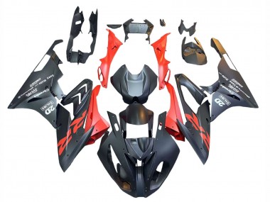 2015-2016 BMW S1000RR Motorcycle Fairings - Matte Black Red