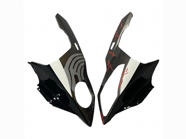 2009-2014 BMW S1000RR Motorcycle Fairing - Red Glossy Black
