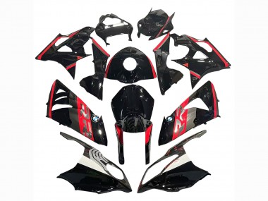 2009-2014 BMW S1000RR Motorcycle Fairing - Red Glossy Black