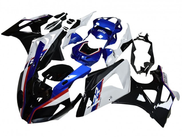 2009-2014 BMW S1000RR Motorcycle Fairing - White Red Blue Black