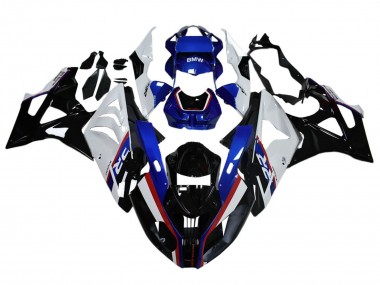 2009-2014 BMW S1000RR Motorcycle Fairing - White Red Blue Black