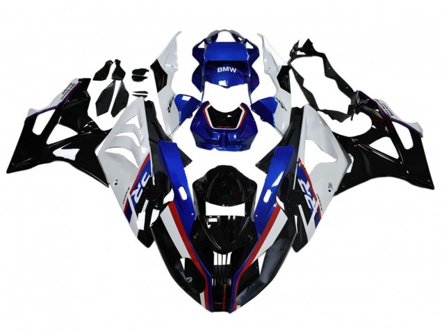 2009-2014 BMW S1000RR Motorcycle Fairing - White Red Blue Black