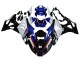2009-2014 BMW S1000RR Motorcycle Fairing - White Red Blue Black
