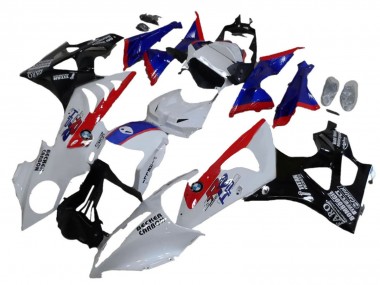 2009-2014 BMW S1000RR Abs Fairings - White Red Blue Glossy Black