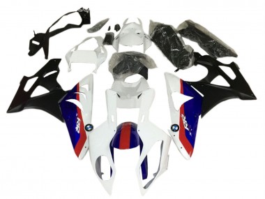 2009-2014 BMW S1000RR Motorcycle Fairings - White Red Blue Black