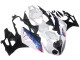 2009-2014 BMW S1000RR Motorcycle Fairings - White Red Blue Glossy Black HP Becker Carbon