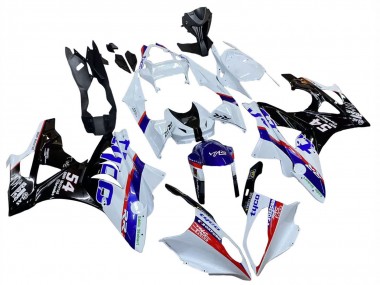 2009-2014 BMW S1000RR Motorcycle Fairings - White Red Blue Black Tyco