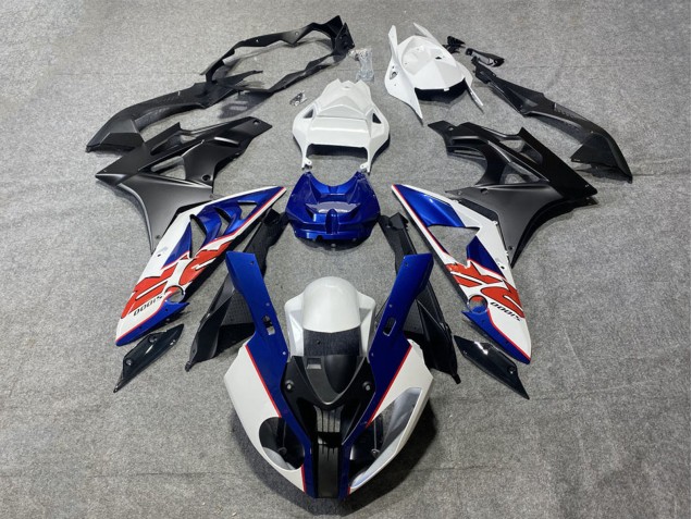 2009-2014 BMW S1000RR Motorcycle Fairings - White Red Blue Black RR