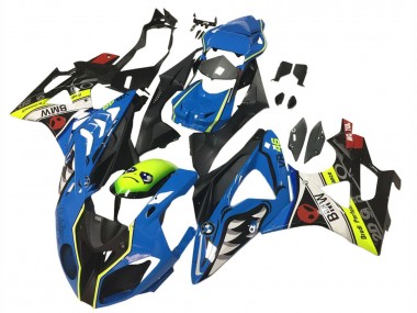 2009-2014 BMW S1000RR Motorcycle Fairings - Blue Yellow Red Black Shark VR 46