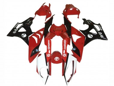 2009-2014 BMW S1000RR Motorcycle Fairings - Red White Glossy Black