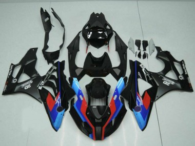 2009-2014 BMW S1000RR Motorcycle Fairings - Blue Red Matte Black Castrol