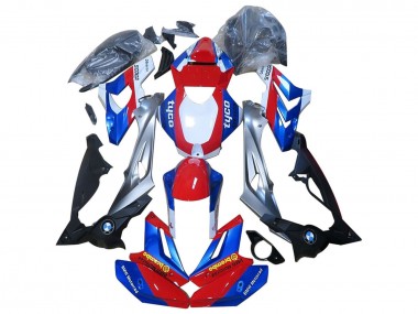 2014-2016 BMW S1000R Motorcycle Fairings - Red Blue