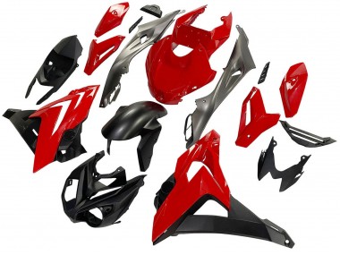 2014-2016 BMW S1000R Motorcycle Fairings - Black Red