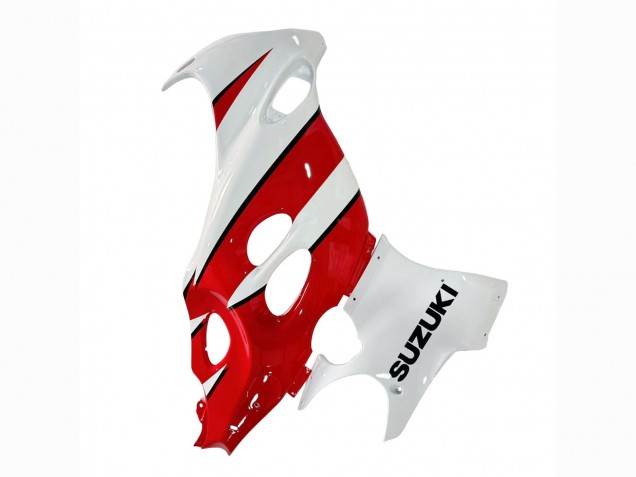 2004-2006 Suzuki GSX600F/GSX750F Motorcycle Fairings - White Red