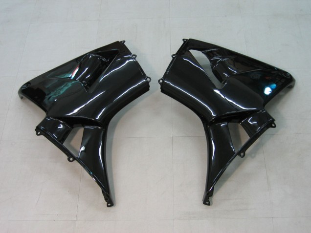 2003-2004 Honda CBR600RR Motorcycle Fairings - Glossy Black Red Decals