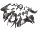 2011-2024 Suzuki GSXR 600 / GSXR 750 Motorcycle Fairings - Matte Black Glossy Black White Decal