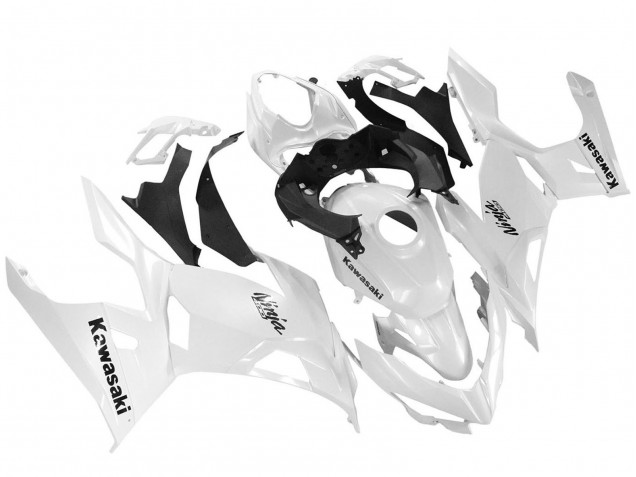 2018-2024 Kawasaki Ninja 400 Motorcycle Fairings - Glossy White