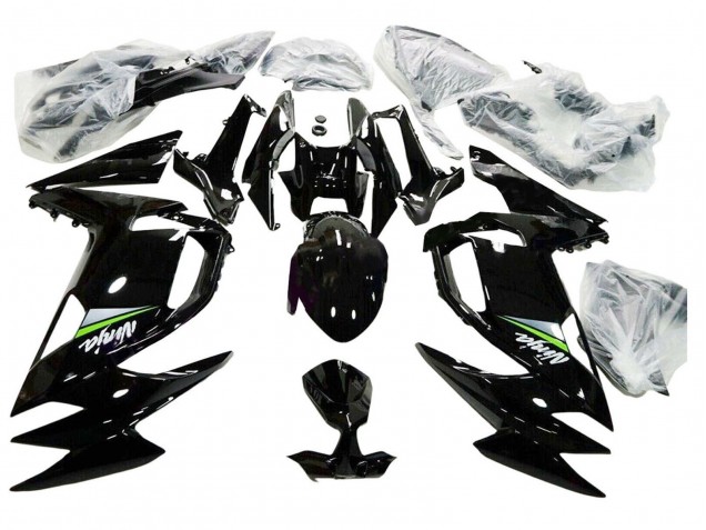 2020-2025 Glossy Black Green Kawasaki Ninja 650 EX650 Motorcycle Fairings