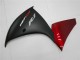 2009-2011 Yamaha YZF 1000 R1 Motorcycle Fairings - Red Matte Black
