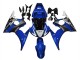 2003-2004 Yamaha YZF R6 Motorcycle Fairings - Blue White Glossy Black Yamalube