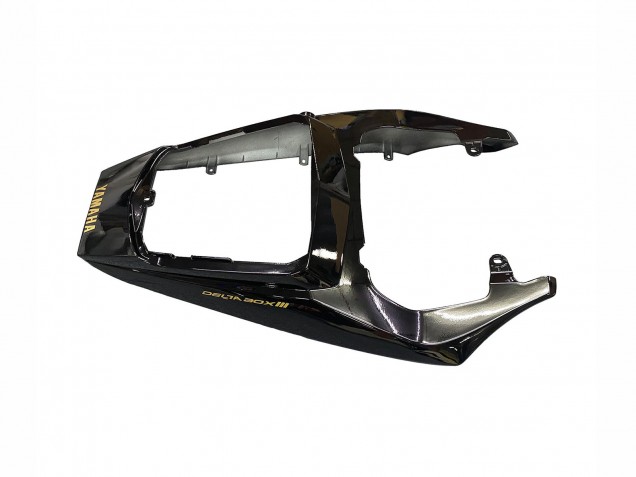 2003-2004 Yamaha YZF R6 Motorcycle Fairings - Glossy Black Gold Decals