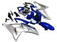 2008-2016 Yamaha YZF 600 R6 Motorcycle Fairings - Silver Blue