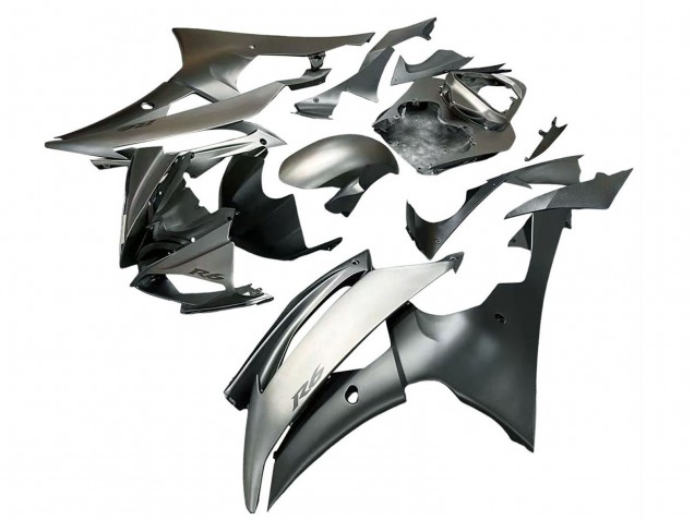 2008-2016 Yamaha YZF 600 R6 Motorcycle Fairings - Silver Grey