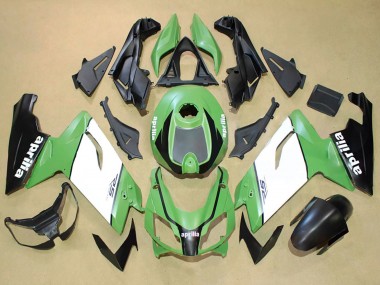2006-2011 Aprilia RS125 Motorcycle Fairings - Green White Black