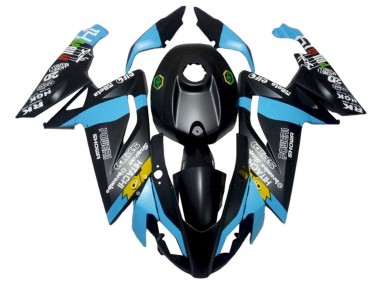 2006-2011 Aprilia RS125 Motorcycle Fairings - Light Blue Black Yellow