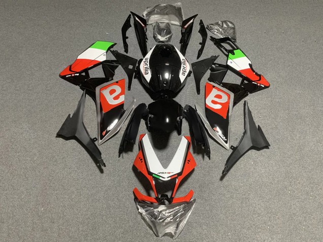 2012-2018 Aprilia RS4 50 125 Motorcycle Fairings - White Green Red Glossy Black