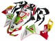 2012-2018 Aprilia RS4 50 125 Motorcycle Fairing - White Red Green Yellow Alitalia