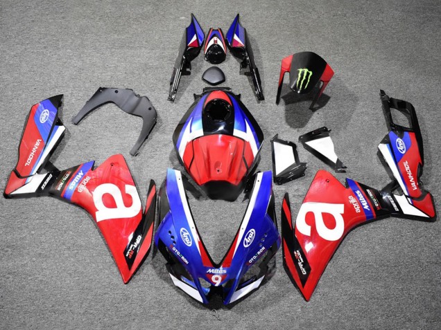 2012-2018 Aprilia RS4 50 125 Motorcycle Fairings - White Blue Red