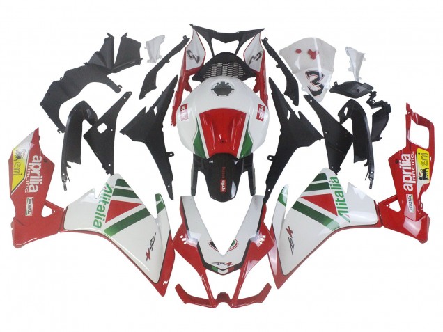 2012-2018 Aprilia RS4 50 125 Motorcycle Fairing Kits - White Red Green Yellow Alitalia