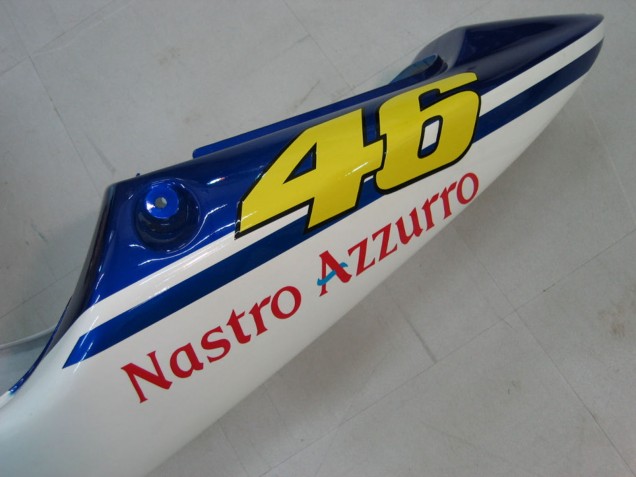 2004-2007 Honda CBR600 F4i Motorcycle Fairings - Yellow Blue White Black Nastro Azzurro