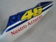2004-2007 Honda CBR600 F4i Motorcycle Fairings - Yellow Blue White Black Nastro Azzurro