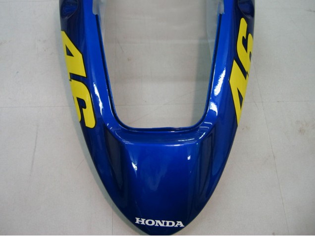 2004-2007 Honda CBR600 F4i Motorcycle Fairings - Yellow Blue White Black Nastro Azzurro