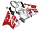 2004-2007 Honda CBR600 F4i Motorcycle Fairings - Silver Red